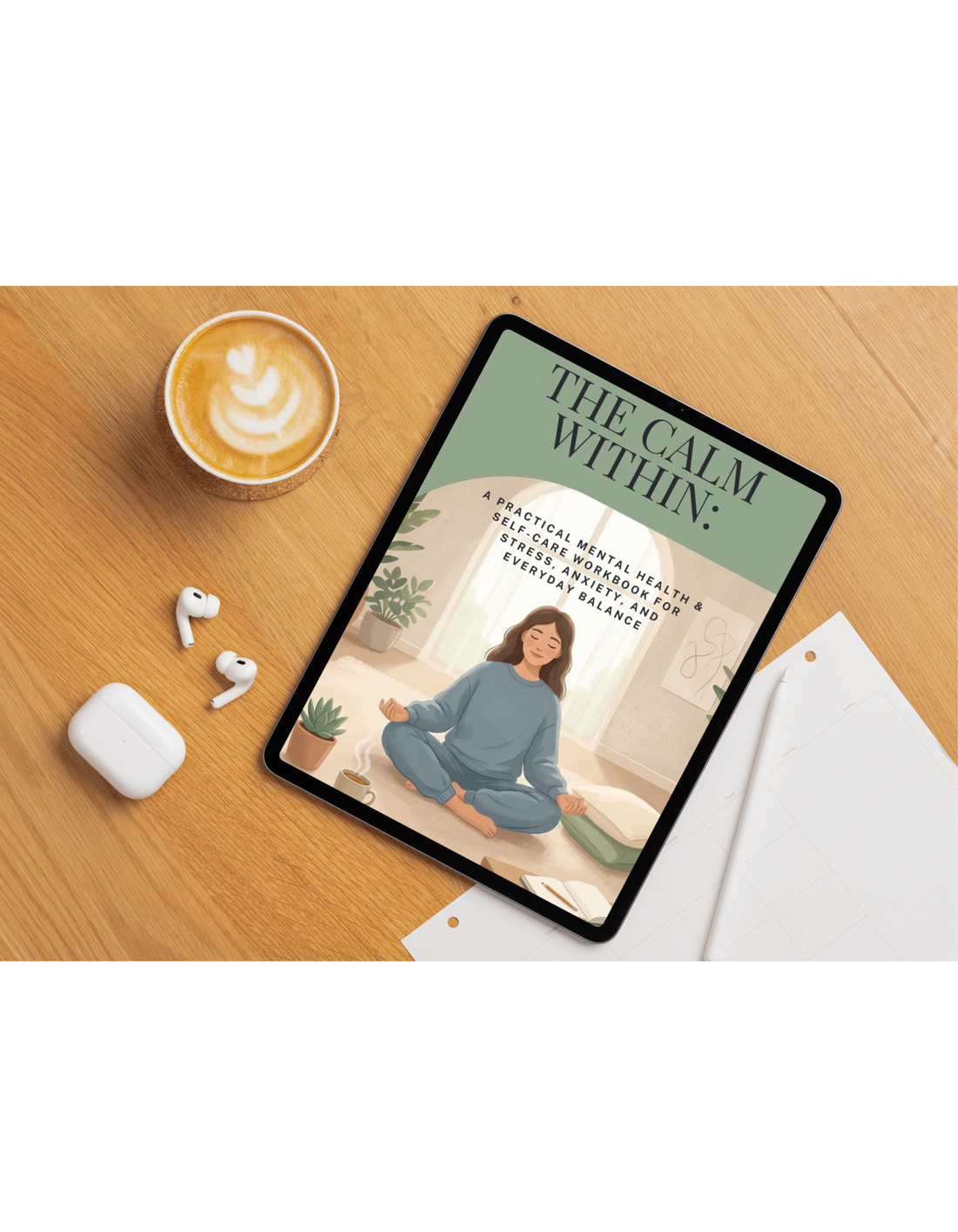 The Calm Within: Practical Mental Health & Self-Care Workbook