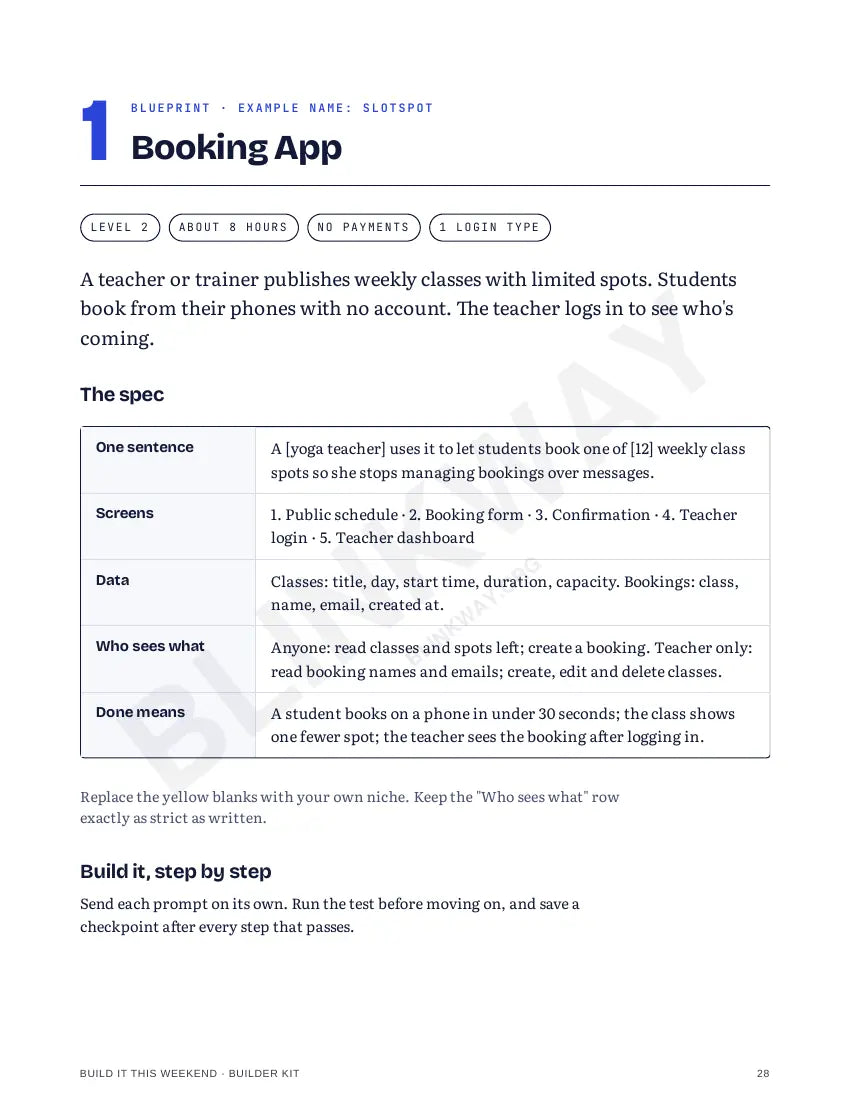 Build It This Weekend: Vibe Coding Guide for Non-Coders (PDF)