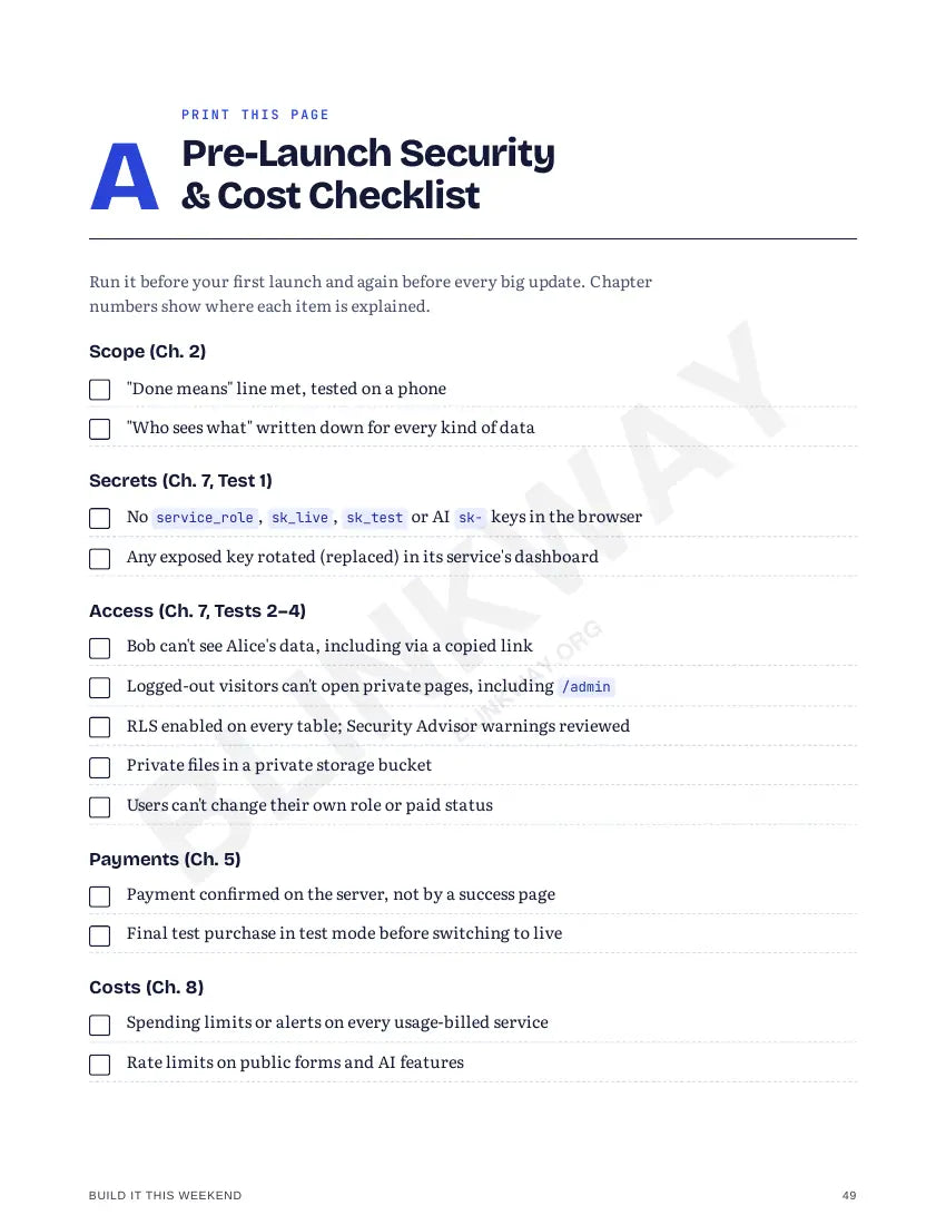 Build It This Weekend: Vibe Coding Guide for Non-Coders (PDF)