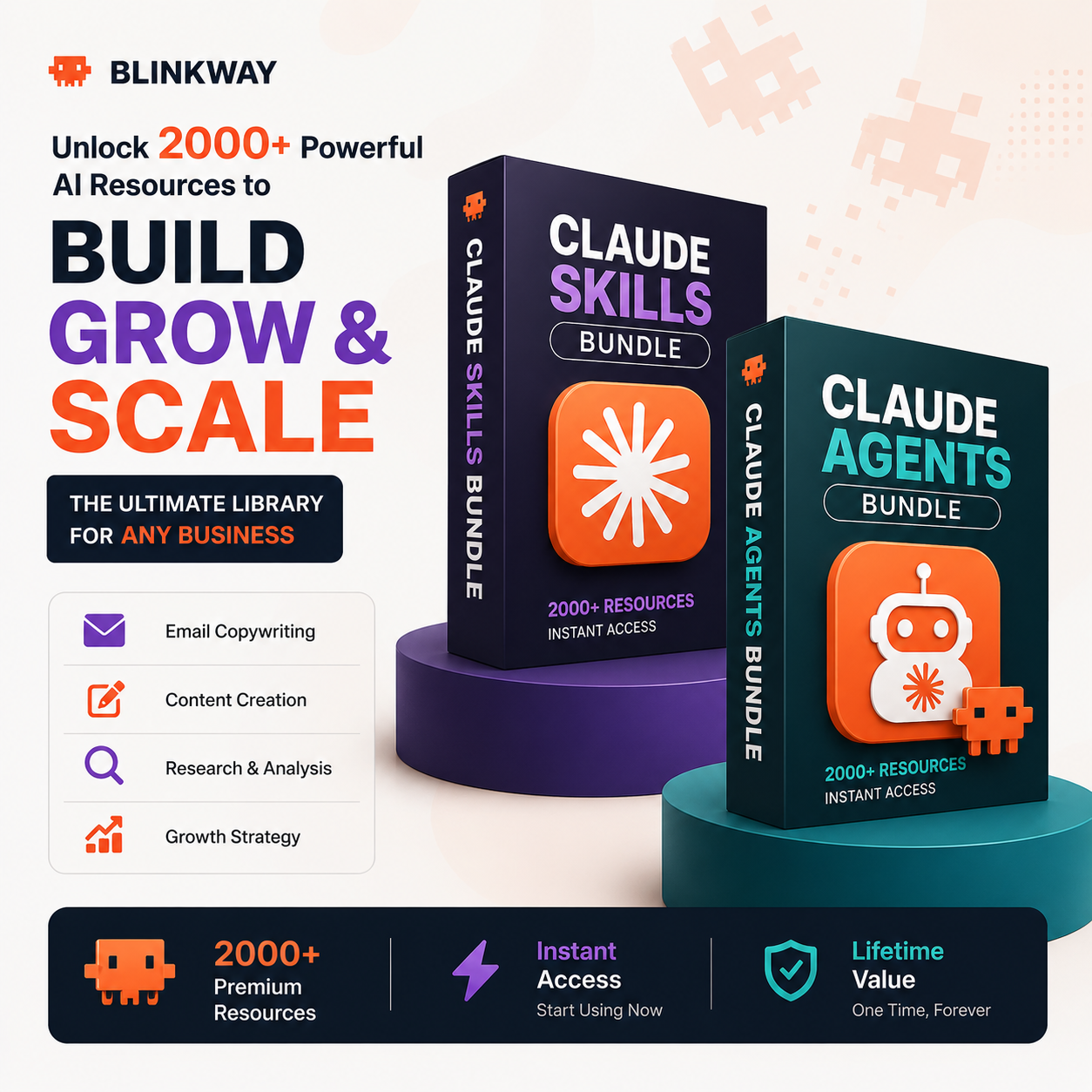 BLINKWAY Claude Skills + Agents Bundle — inside the bundle
