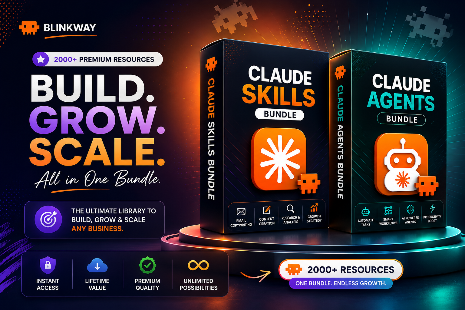 BLINKWAY Claude Skills + Agents Bundle — product preview
